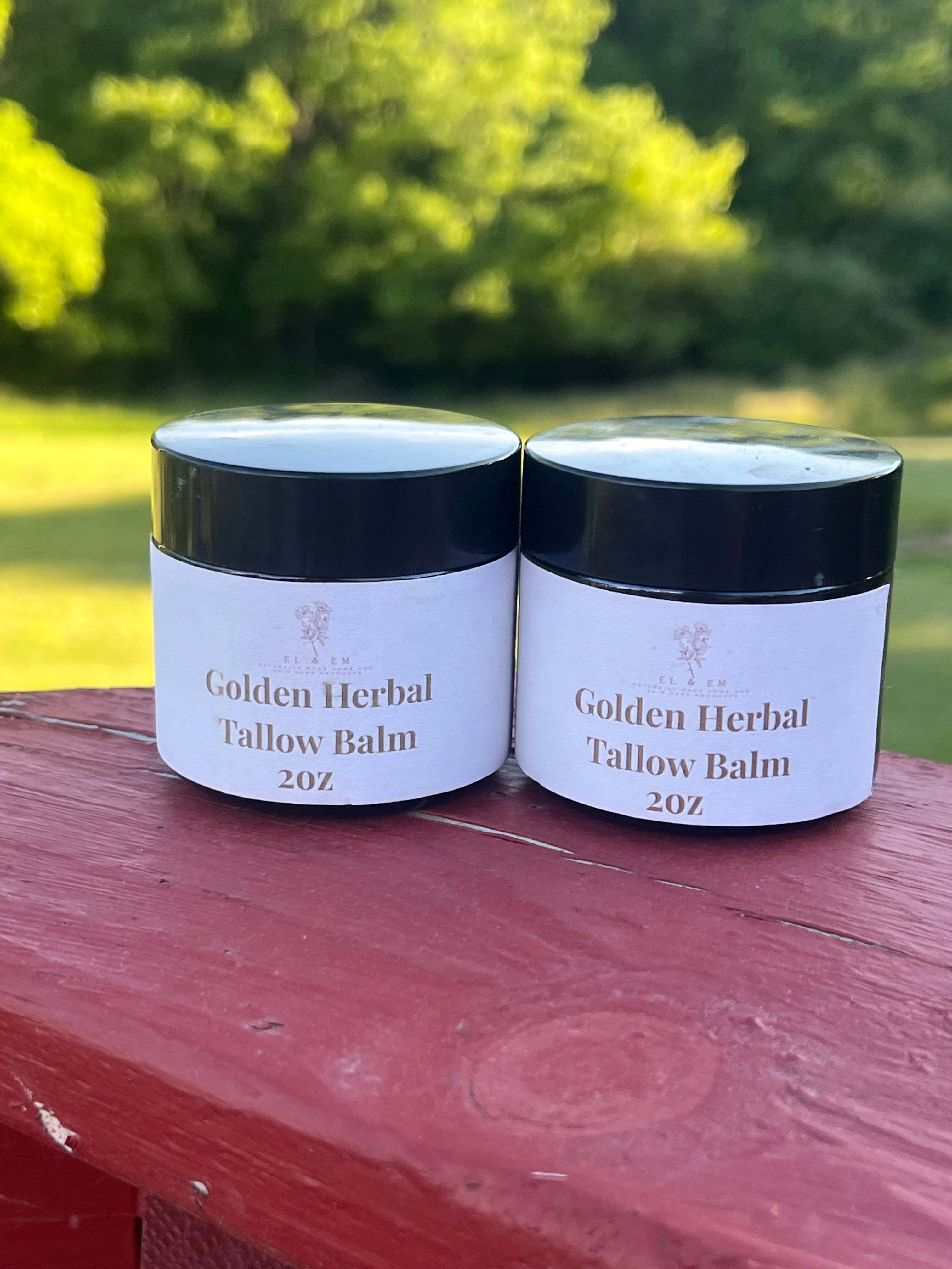 Golden Calm Herbal Tallow Balm