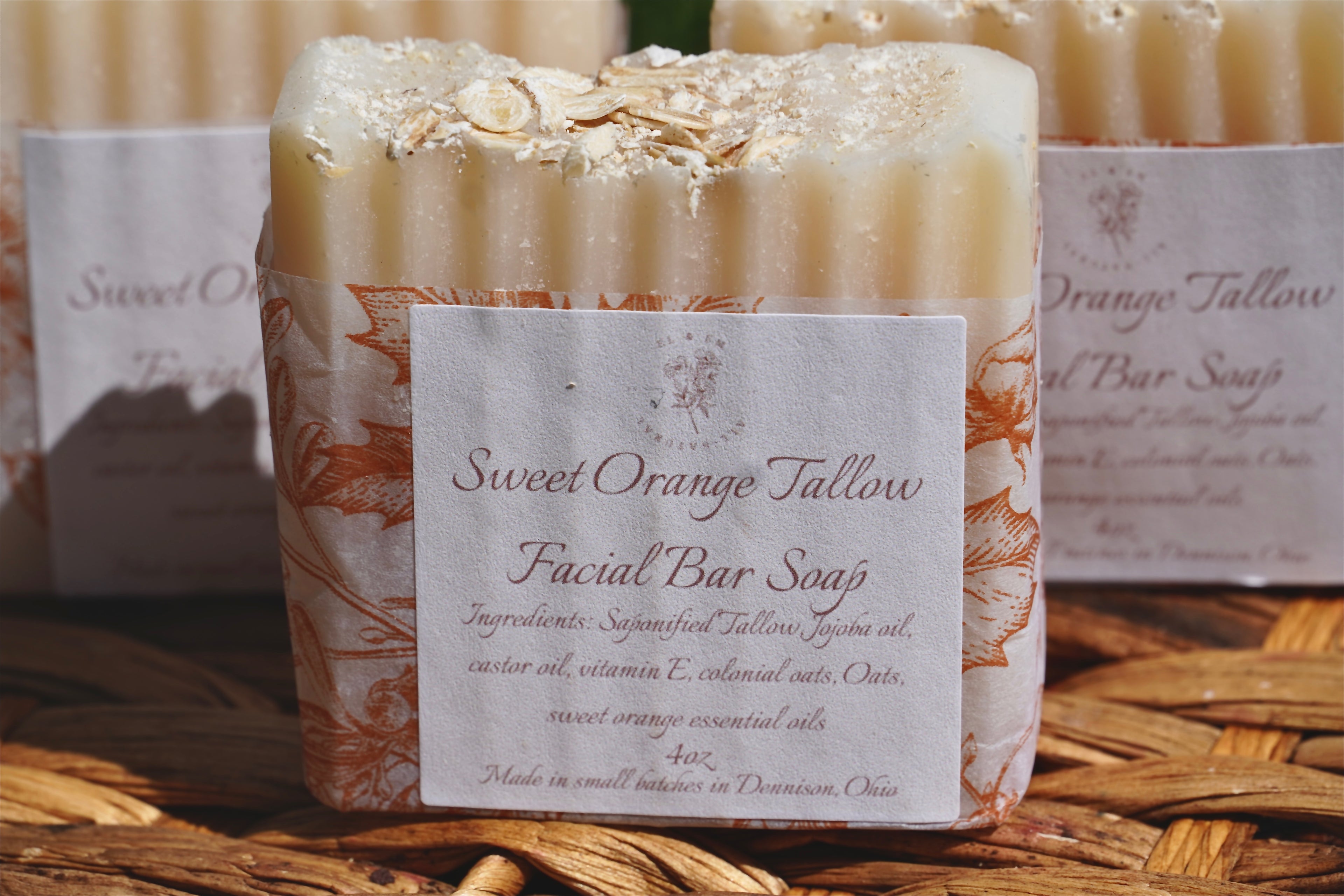 Sweet Orange Tallow Bar Soap